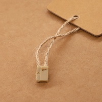 Corde d'étiquette de ficelle de vêtements Corde d'étiquette de fil de jute naturel de haute qualité Corde d'étiquette de protection de l'environnement