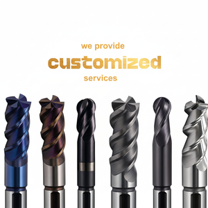 Fresa de Carburo de Tungsteno de 4 Filos con Recubrimiento de Estaño y Soporte OEM/ODM - Product Image 1