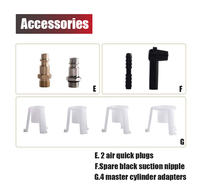 Vente chaude 2024 pompe d'extraction d'huile extracteur de fluide automobile système de freinage de voiture 1L Kit de purge de frein de liquide pneumatique