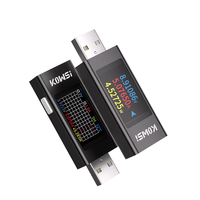 Testeur de tension USB KWS-MX23, moniteur de capacité de courant 6,5A avec écran IPS, voltmètre pour chargeur et câble de données