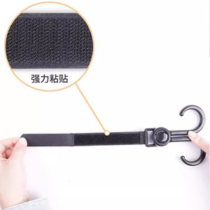 Double Hook Universal Mounting Strap With Velcro For Motorcycle Helmet Bicycle Pedal Storage Accessory - Product Image 1