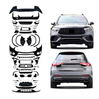 Kit carrosserie X254 GLC pour Mercedes Benz 2023+ Classe GLC X254 GLC 200 260 300 à GLC63 AMG Pare-chocs Diffuseur arrière Calandre avant