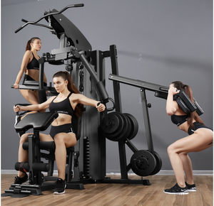 Equipo de <span class=keywords><strong>fitness</strong></span> para el hogar, equipo de estación para tres personas, <span class=keywords><strong>entrenador</strong></span> integral, conjunto de entrenamiento de fuerza, <span class=keywords><strong>entrenador</strong></span> combinado - Product Image 4