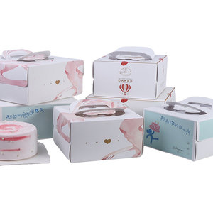 Contenedores desechables para sándwiches con tapas transparentes, contenedores de papel para <span class=keywords><strong>Sushi</strong></span> to <span class=keywords><strong>Go</strong></span>, cajas rectangulares para pasteles Swiss <span class=keywords><strong>Roll</strong></span> para postres artesanales - Product Image 4