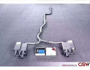 Silenciador de tubo de escape para mercedes benz amg w205 c300, regulação personalizada ss 304 - Product Image 1