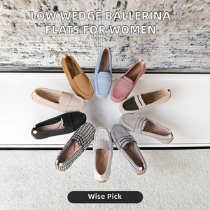 <span class=keywords><strong>Ballerines</strong></span> plates à enfiler pour femmes, confortables, antidérapantes, respirantes, à porter toute l'année - Product Image 2