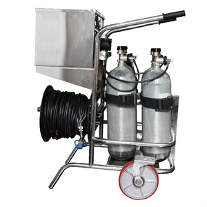 Carro <span class=keywords><strong>de</strong></span> suministro <span class=keywords><strong>de</strong></span> aire a presión positiva con tubo largo para aparatos <span class=keywords><strong>de</strong></span> respiración en espacios confinados y <span class=keywords><strong>rescate</strong></span> químico EN137CE - Product Image 3