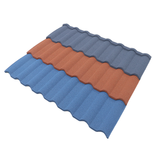 High Quality CE Stone Coated <strong>Metal</strong> Roof Tile Anti UV Fireproof Roofing Tile for Middle East Africa Construction - Product Image 1