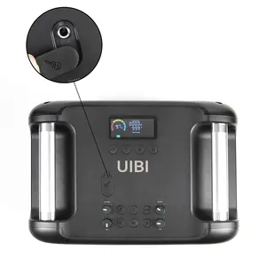 Altavoz inalámbrico para exteriores Karaoke Bluetooth 1200W 220V Micrófono de máquina para adultos y niños