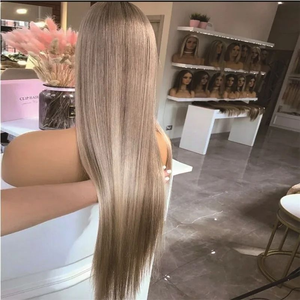 Làm nổi bật thẳng Brazil tóc giả tóc với 613 cho ren phía trước đóng cửa nhỏ <span class=keywords><strong>Cap</strong></span> Kích thước 10 '-30' dài cho ren phía trước tóc giả - Product Image 3