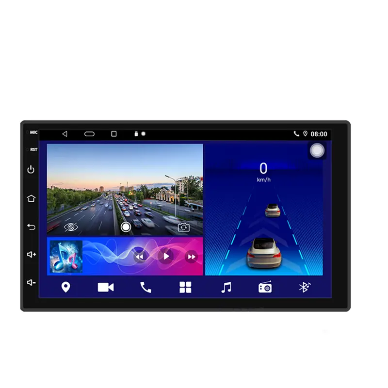 Atacado 9 "carro auto android player 4gb universal carro gps navegação multimídia dvd player com HD duplo registro