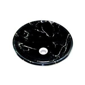 Lavabo de cristal de marbling, cuenco de vidrio templado, gran oferta - Product Image 1