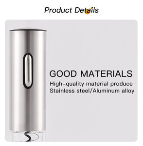 Ouvre-bouteille de vin électrique Rechargeable, cadeau de vacances, ensemble cadeau avec coupe-feuille et <span class=keywords><strong>bouchon</strong></span> de versement - Product Image 3