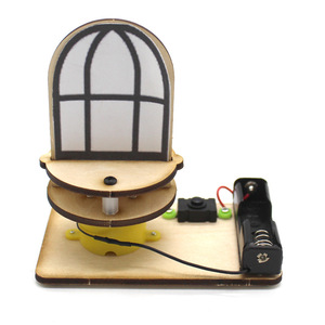 Kit científico de jaula de madera para pájaros, juguete educativo con funcionamiento manual y alimentado por batería para niños de 7 a 9 años, experimento científico, aprendizaje STEM - Product Image 1
