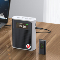 Sistem Konferensi Audio Portabel Nirkabel Penguat Suara Mikrofon Headset (5W) untuk Pengajaran, Tur, Pemandu Belanja, Waktu Putar 10 Jam