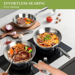 ty-Kitchenware 10-Piecestainless Steel Cookware <b>Set</b> Pots and <b>Pans</b> <b>Set</b> <b>Induction</b> Cooking Hot <b>Sale</b> - Product Image 3