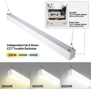 40 Wát Dimmable tuyến tính đèn <span class=keywords><strong>LED</strong></span> 1200 mét văn phòng điều khiển Mạng cảm biến cho độ sáng tự động cho văn phòng sử dụng - Product Image 3