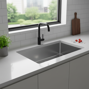 [CALMFORTE] CALMFORTE 860 Seamless Edge Kitchen Sink with Clean Minimal Design for Modern Interiors - Product Image 3