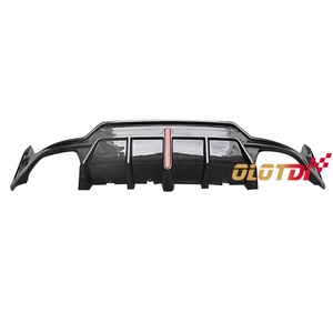 Carbon Fiber Rear Bumper <b>Lip</b> Diffuser for BMW 3 Series G20 G21 LCI M Tech FIns Spoiler Winglet <b>Splitters</b> 2020+ Auto Tuning - Product Image 2