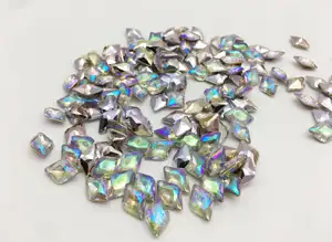 Acrylic Diamond Shaped Pointed Water Jewelry Loose Rhinestones For Garments Shoes Bags And Accessories