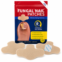 Patchs de traitement antifongiques en hydrogel pour ongles, en tissu non tissé, pour ongles jaunes, rugueux et faibles, vente en gros sous marque privée
