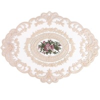 Guardanapo vintage de renda para mesa, venda quente de personalizado estilo europeu, bordado, guardanapo para uso de banquete, mesa de jantar