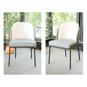 Ensemble <span class=keywords><strong>de</strong></span> <span class=keywords><strong>6</strong></span> tables rondes <span class=keywords><strong>scandinaves</strong></span> <span class=keywords><strong>en</strong></span> marbre et combinaison <span class=keywords><strong>de</strong></span> meubles <span class=keywords><strong>de</strong></span> maison <span class=keywords><strong>chaises</strong></span> <span class=keywords><strong>de</strong></span> salle à manger modernes <span class=keywords><strong>en</strong></span> cuir et <span class=keywords><strong>tissu</strong></span> - Product Image 4