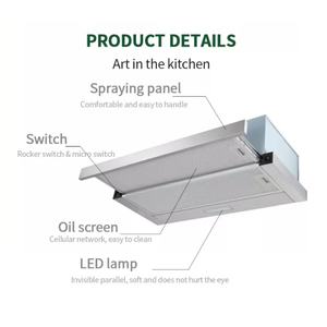 60 सेमी 70 सेमी 80 सेमी 90 सेमी टेलीस्कोपिक रेंज हुड स्टेनलेस स्टील रसोई चिमनी दीवार घुड़सवार रेंज हुड घरेलू कुकर हुड - Product Image 4