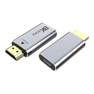 Adaptateur unidirectionnel Xput 8K <span class=keywords><strong>USB</strong></span>-C <span class=keywords><strong>femelle</strong></span> vers <span class=keywords><strong>HDMI</strong></span> 2.1 mâle, convertisseur de source Type-C vers <span class=keywords><strong>HDMI</strong></span>, prend en charge 8K 60Hz pour MacBook Pro - Product Image 1