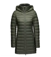 Vestes matelassées longues noires de luxe pour femmes, nouvelle mode hiver, coupe-vent, teintes, respirantes et personnalisées