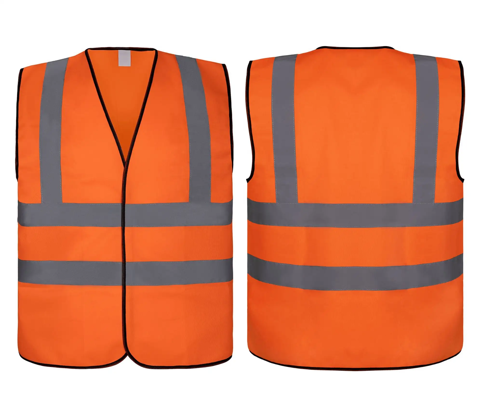 Chaleco de seguridad con logotipo personalizado EN ISO 20471 para hombre, chaleco de seguridad de poliéster multicolor de alta visibilidad, amarillo, hi viz, 120G