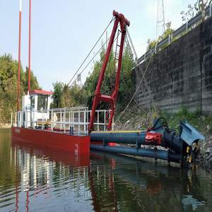 Hocheffizienter JM Marken-Diesel-Saugbagger Motorpumpe für Fluss- und Seenreinigung 180m/h Sandbaggerung 2000m - Product Image 1