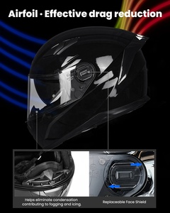 <span class=keywords><strong>Casco</strong></span> Integral de Motocicleta ILM de Alta Calidad, Nuevo, con Liberación Rápida, Antivaho, Visera Doble, para Hombre y Mujer, DOT 129M - Product Image 4