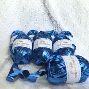 Filato Metallizzato Simil Fettuccia in Tessuto 100% Poliestere Adatto per Uncinetto e Maglieria Versione Avanzata - Product Image 3