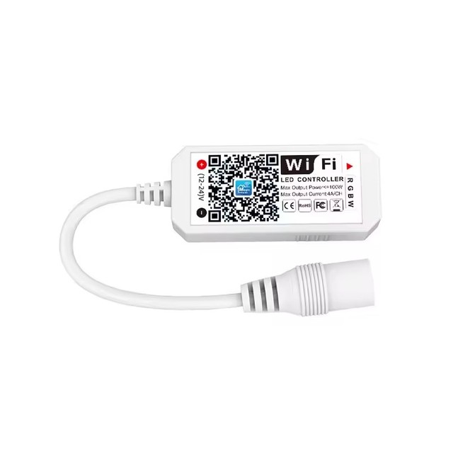WiFi Enabled RGB Strip Controller by Magic Home Works with Alexa Google Smart APP for 2835 5050 LED Lights