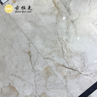 Carrelage en porcelaine Greige poli aspect marbre de luxe de haute qualité pour mur sol dosseret cuisine salle de bain douche escaliers