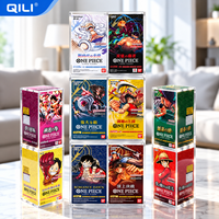 Boîte de présentation personnalisée en acrylique transparent 5 mm avec protection UV et anti-poussière pour collection de cartes à collectionner TCG Booster Box