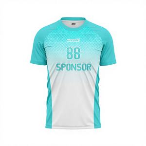 Camiseta Deportiva Unisex Personalizada, Elástica en Cuatro Direcciones, Sin Costuras, Impresa, Absorbente de Sudor, de Secado Rápido, para Fútbol, Tenis, Pickleball - Product Image 1
