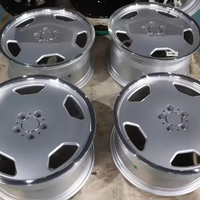 Jantes forgées Hot Deep Lip 18 pouces 5x112 en alliage argenté pour voitures particulières 18x8J 18x9J