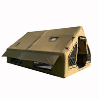 Tente de toit gonflable de luxe pour l'extérieur, 12 mètres carrés, en tissu Oxford 600D, quatre saisons, imperméable, installation rapide