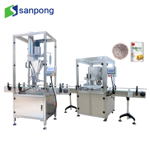 热卖牛奶/咖啡/金属粉末包装线粉末灌装和罐封口机 - Product Image 1