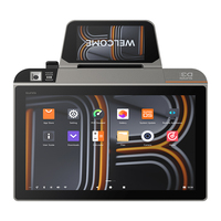 Terminal de point de vente Android Sunmi D3 Mini avec imprimante de reçus 58mm/80mm, lecteur de codes-barres intégré et écran tactile pour café
