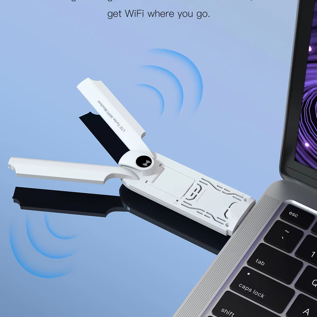 OEM 150mbps Usb Unlocked Modem 4g Lte Sim Card External Antenna Portable White 4g Wifi Modem Dongle