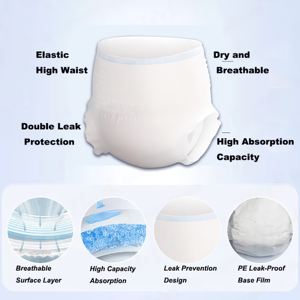 Campioni gratuiti Insoftb Ultra Soft Panales Desechables Para Adultos Comfort Panales Para Adultos Low MOQ adulto Pull up pannolino - Product Image 2