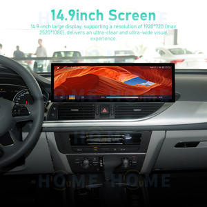 Écran multimédia de voiture Android 14 de 14,9 pouces avec Carplay, GPS, autoradio, lecteur multimédia pour <span class=keywords><strong>AUDI</strong></span> A6L A6 A7 C7 <span class=keywords><strong>RS7</strong></span> RS6 S6 S7 2012-2018 - Product Image 5