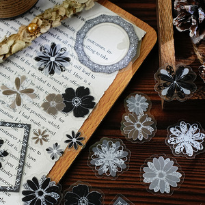 15 adesivi per confezione Serie Infiorescenza Fiorita Collage Floreale Retrò Adesivi Decorativi Fai-da-Te per Diari Artigianali - Product Image 3