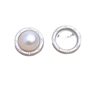 Support d'accessoires DIY en argent S925 pour boucles d'oreilles à perle, 5707 trous, boucles d'oreilles à perle vides pour la création de bijoux de mode - Product Image 5