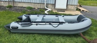 Bateau gonflable pliable de 3m pour 4 personnes, divertissement en plein air sur lac, rivière et mer au large