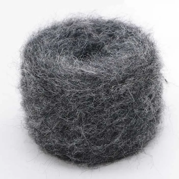 Gerecycleerde Polyester Kern Van Gemengd Garen 1/4. 6nm Fancy Mohair Wolgaren Voor Breien