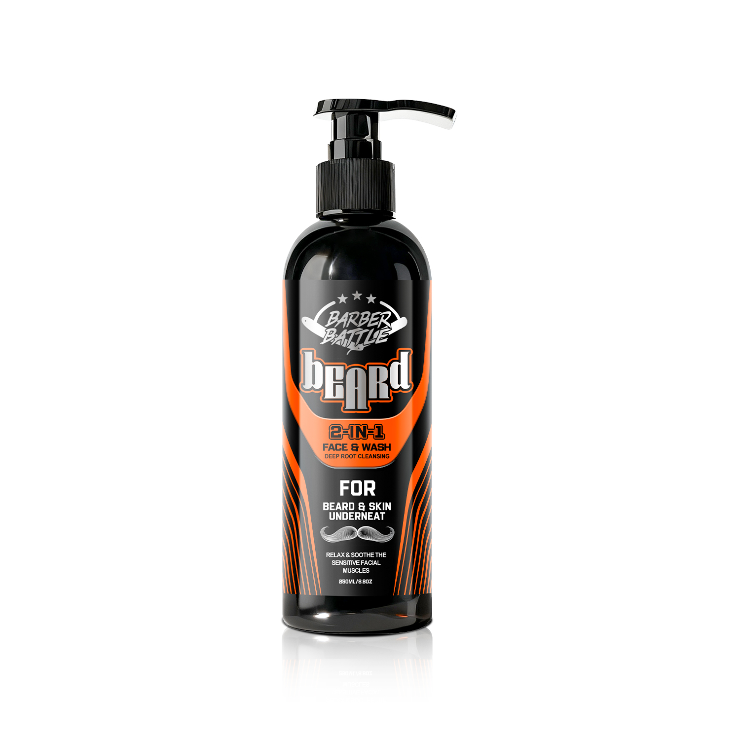 Champú 2 en 1 para rostro y barba